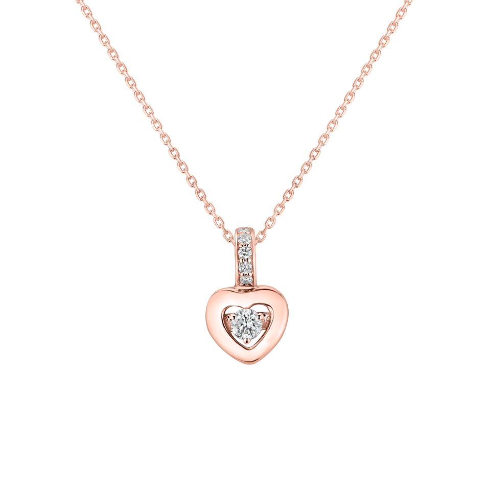 Prívesok s diamantmi Petite Heart