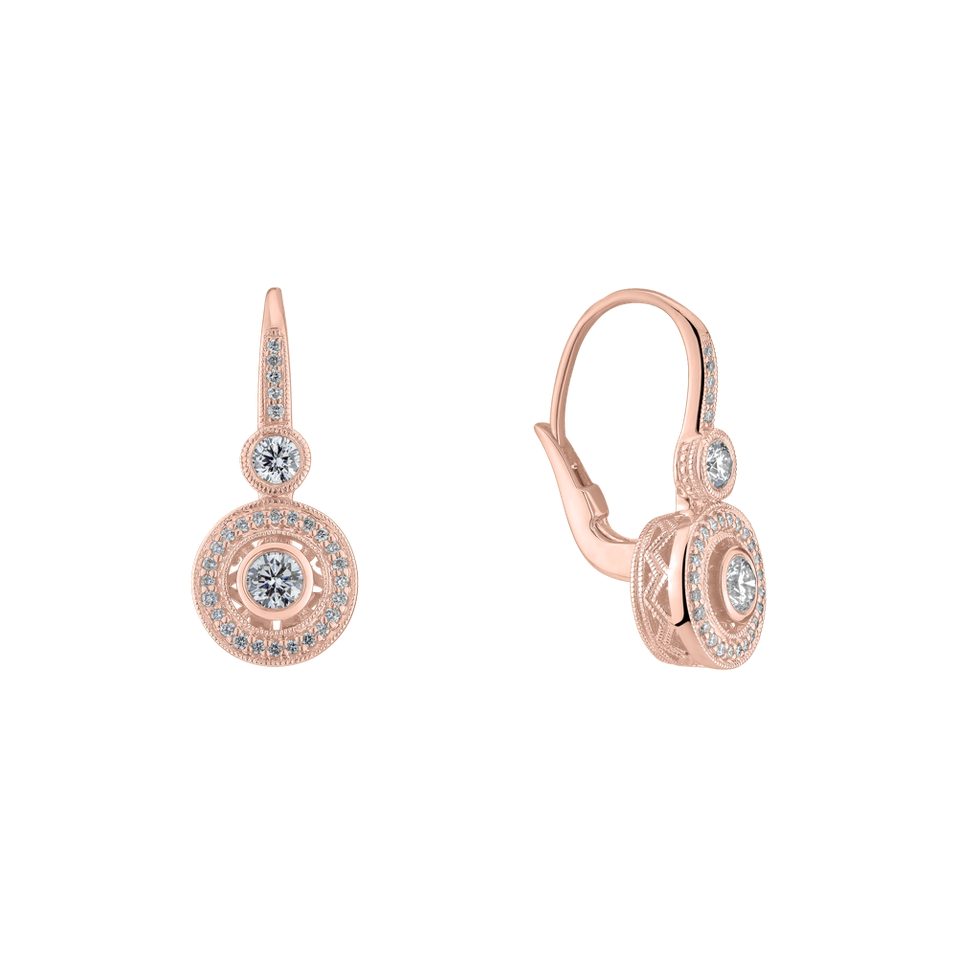 Náušnice s diamantmi Monarch Love