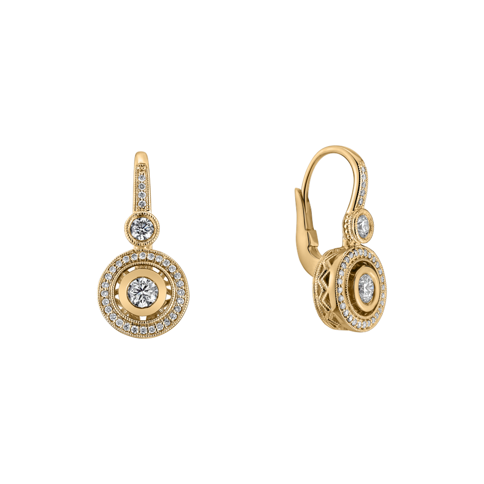 Náušnice s diamantmi Monarch Love