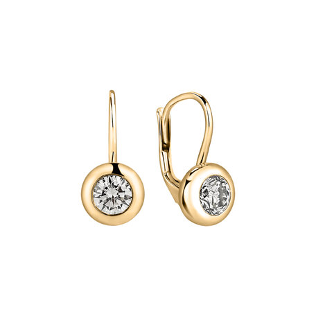 Náušnice s diamantom Sparkling Dots