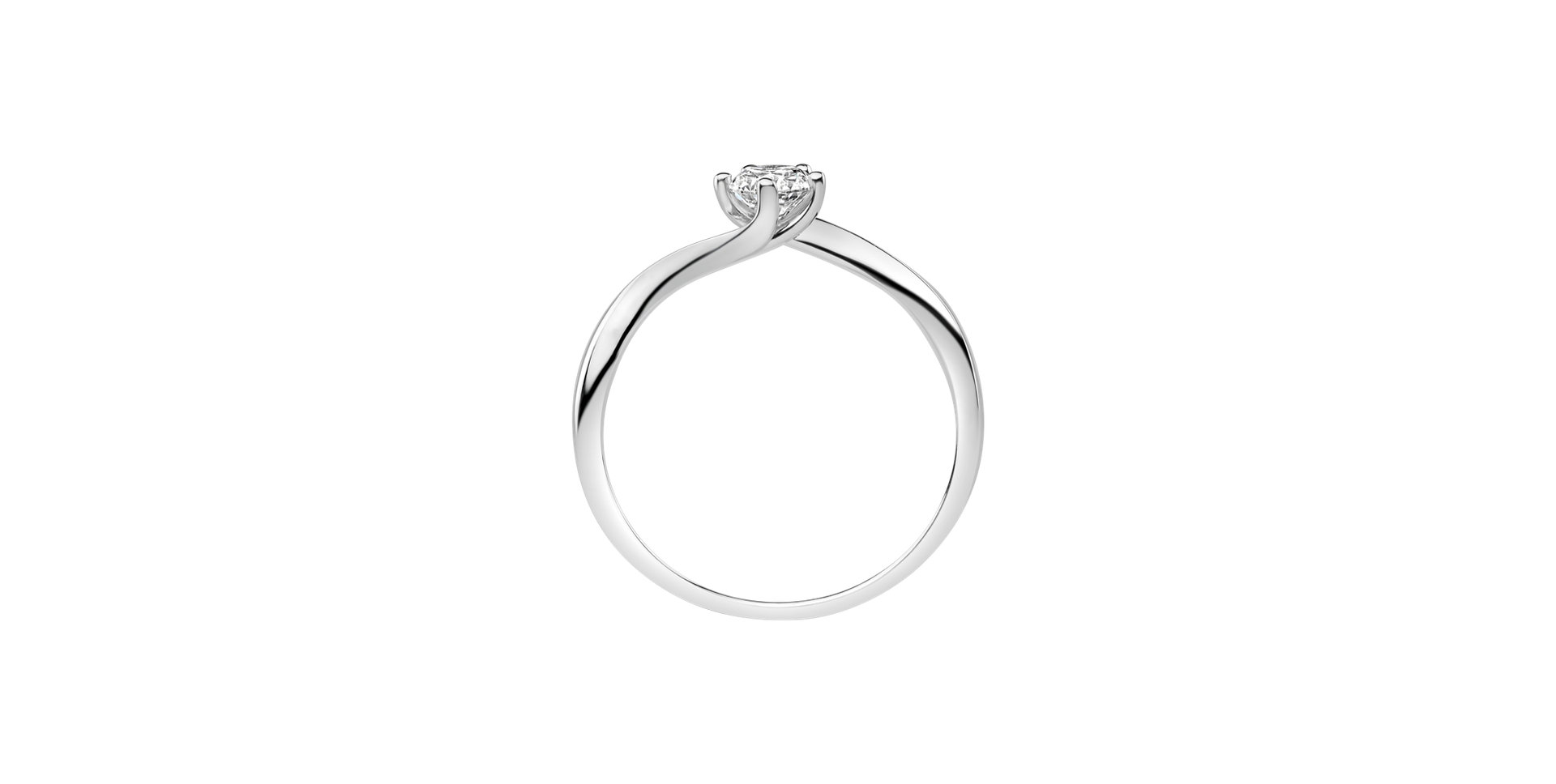 Prsteň s diamantom Vivid Love