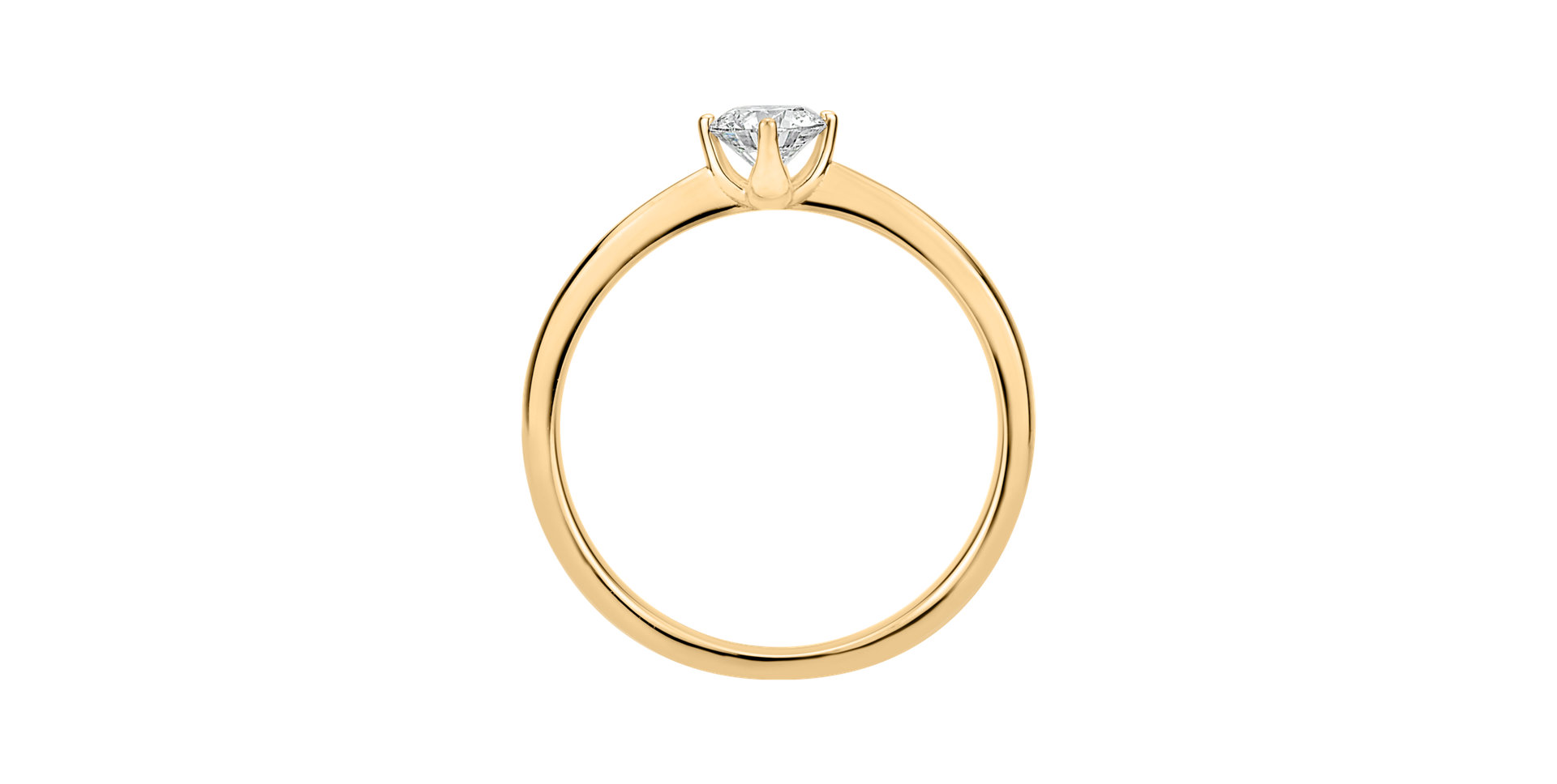 Prsteň s diamantom Made with Love