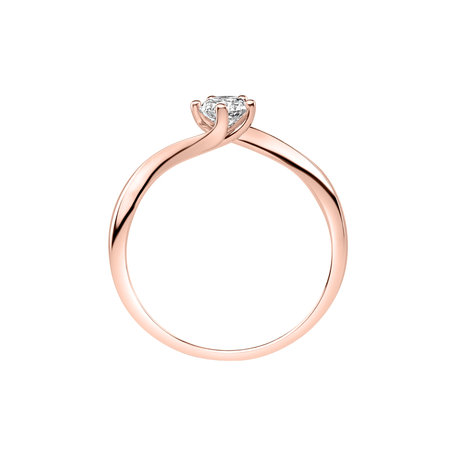 Prsteň s diamantom Vivid Love
