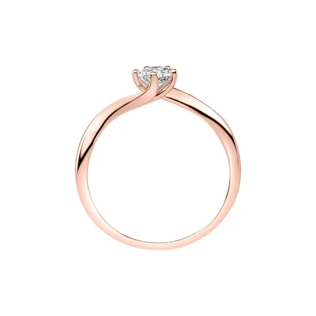 Prsteň s diamantom Vivid Love