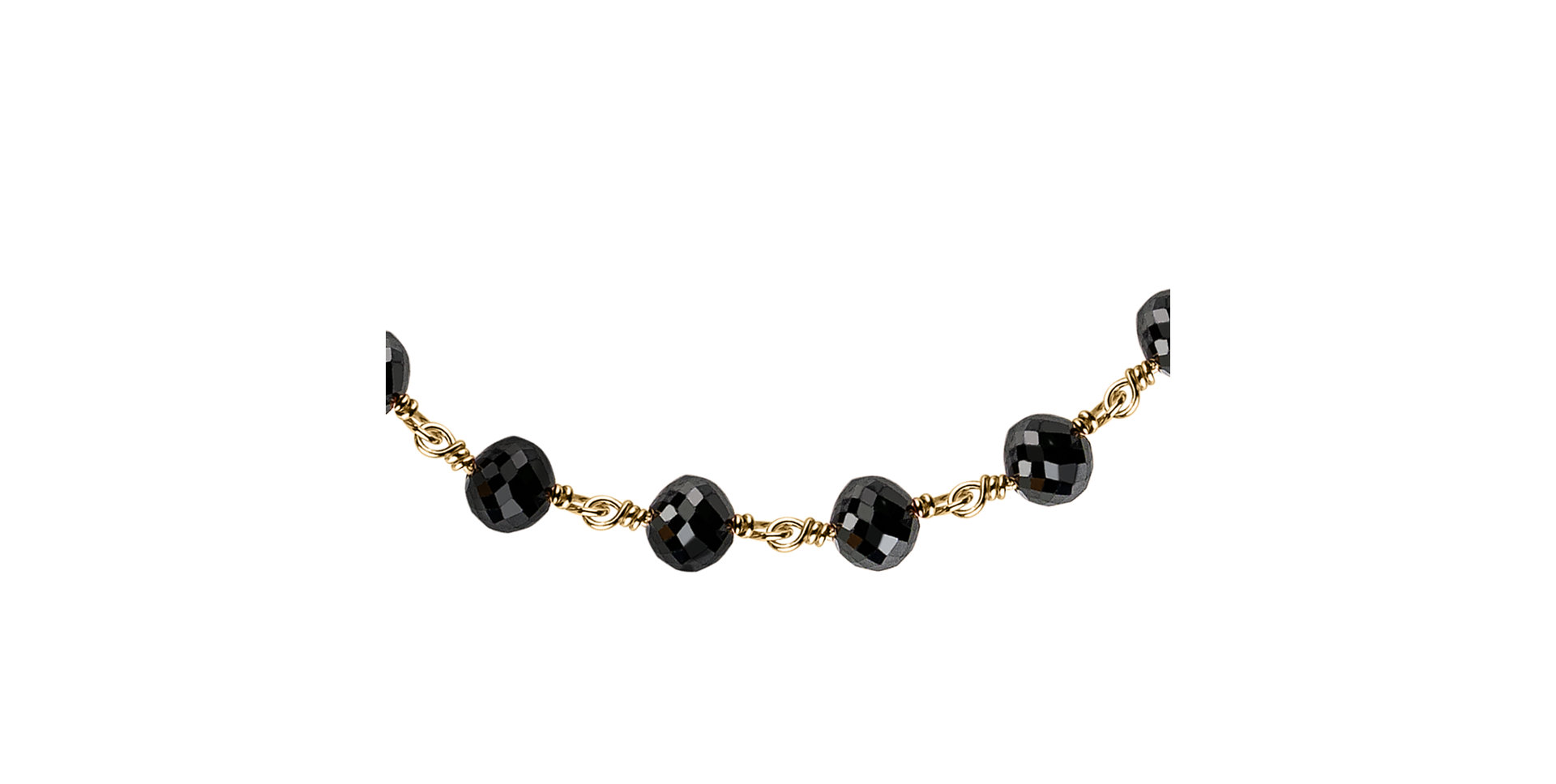 Náramok s čiernymi diamantmi Dark Melody