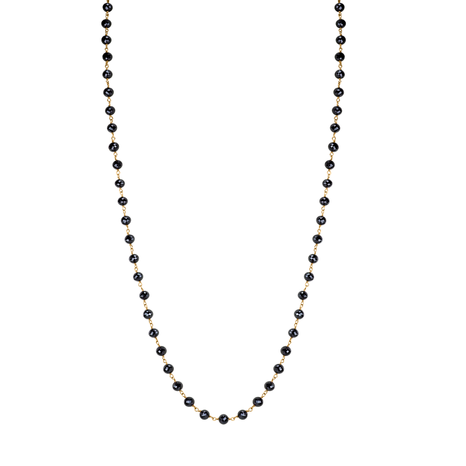Náhrdelník s čiernymi diamantmi Dark Melody