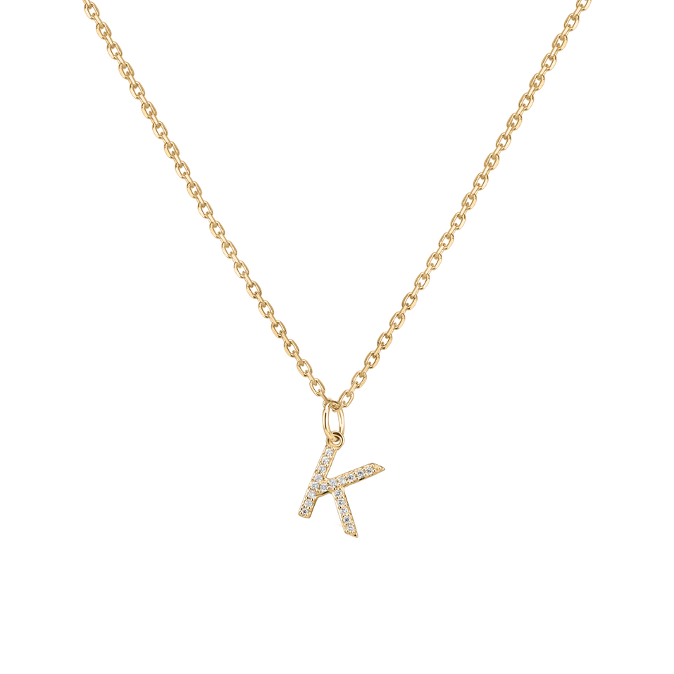 Prívesok s diamantmi Line Glitter  K