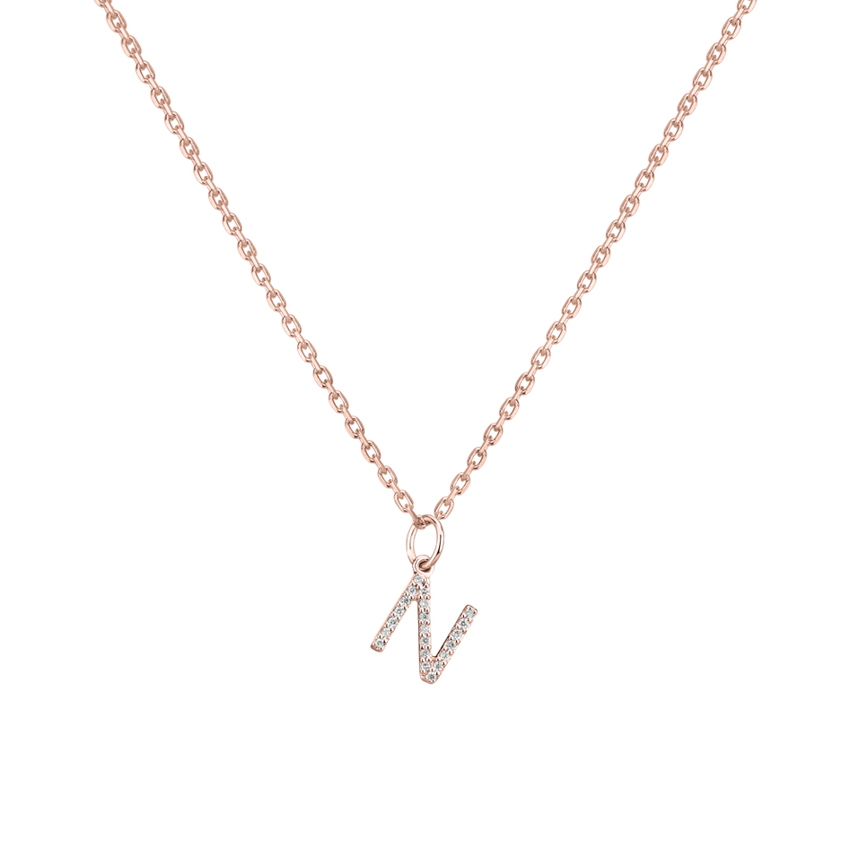 Prívesok s diamantmi Line Glitter  N