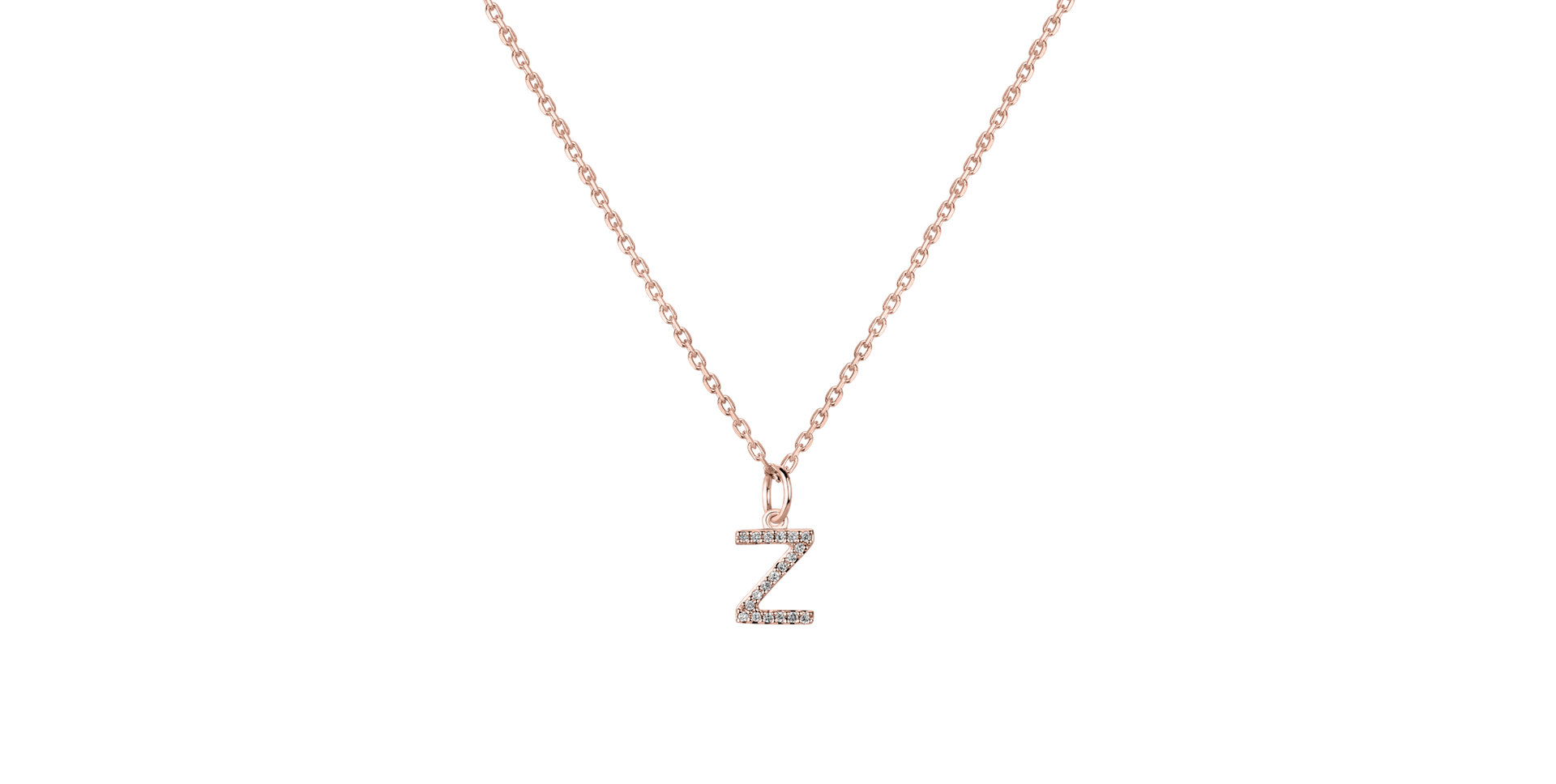 Prívesok s diamantmi Line Glitter  Z