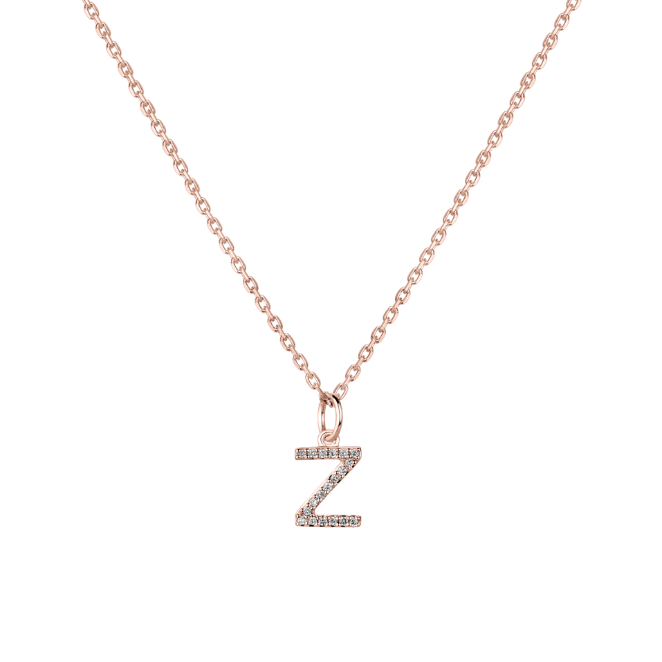 Prívesok s diamantmi Line Glitter  Z