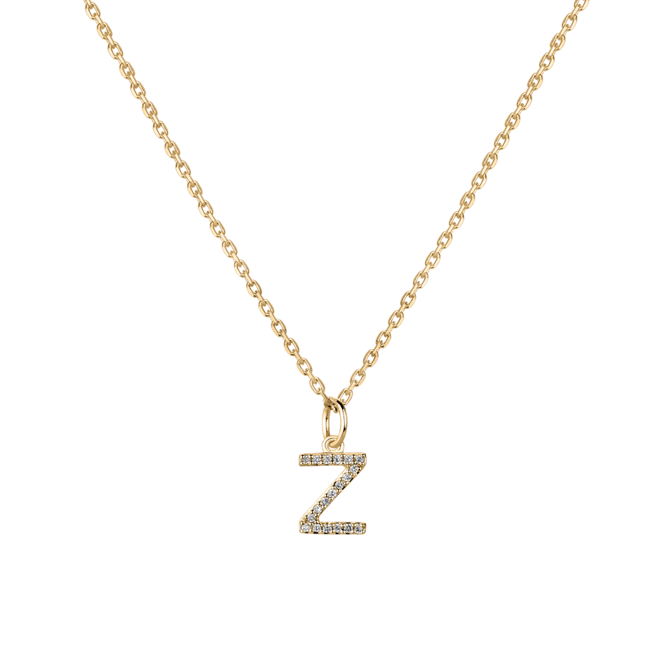 Prívesok s diamantmi Line Glitter  Z