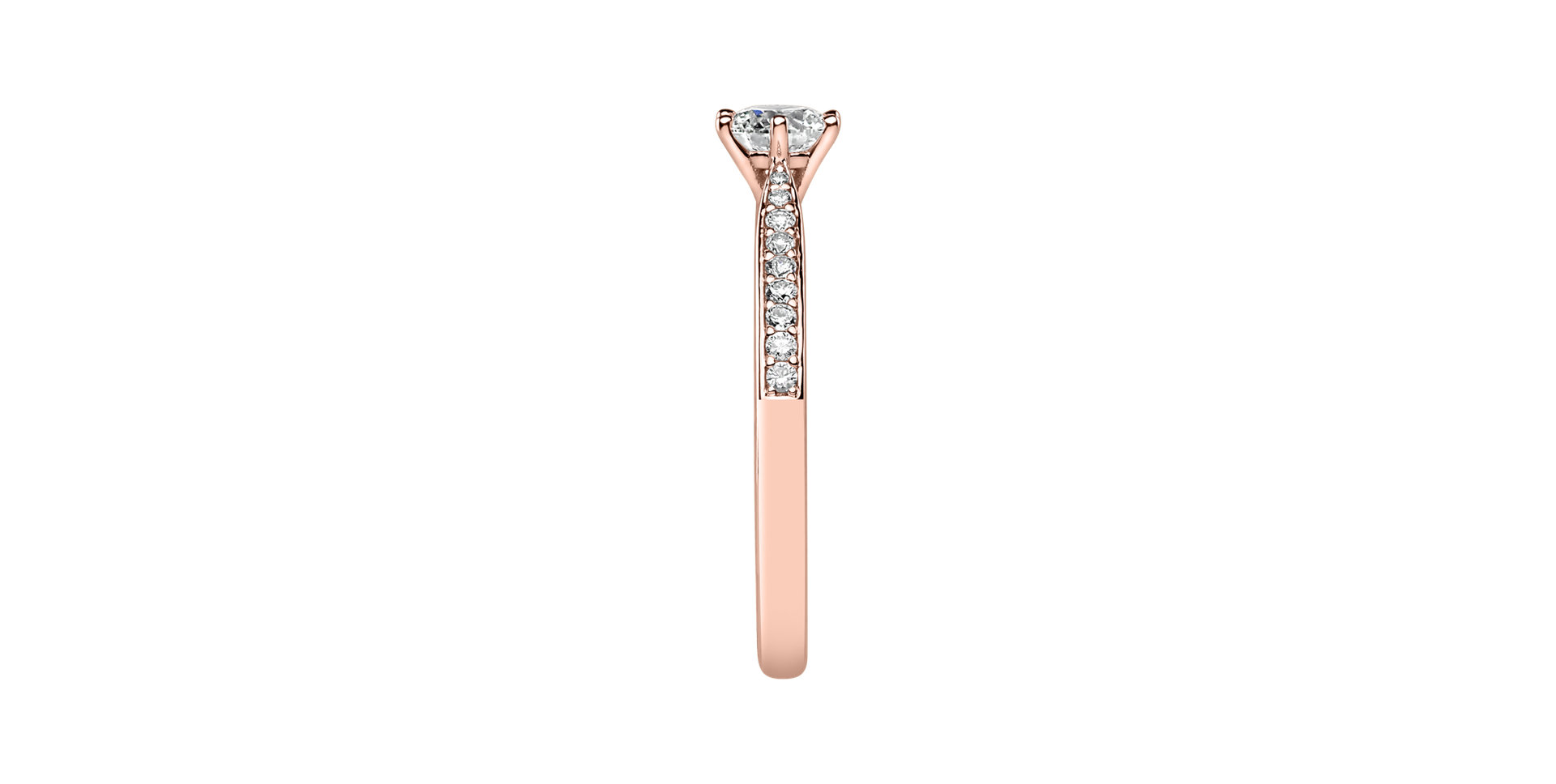 Prsteň s diamantmi Midnight Romance
