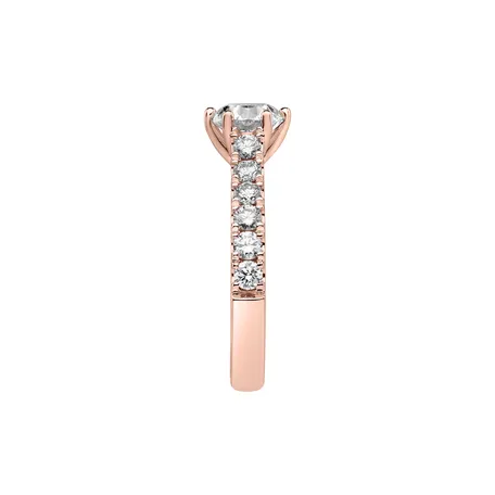 Prsteň s diamantmi Sparkling Love