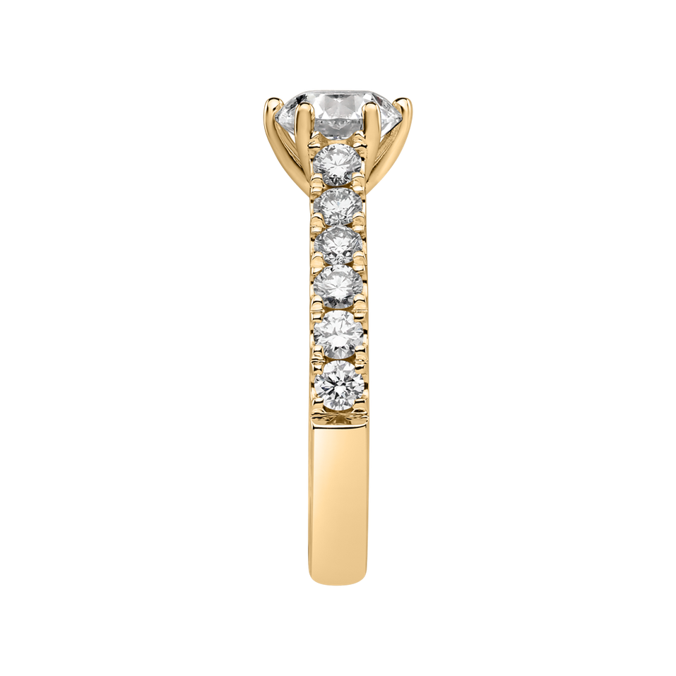 Prsteň s diamantmi Sparkling Love