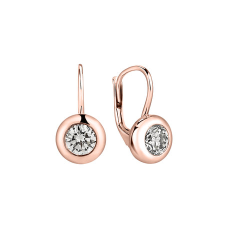 Náušnice s diamantom Sparkling Drops