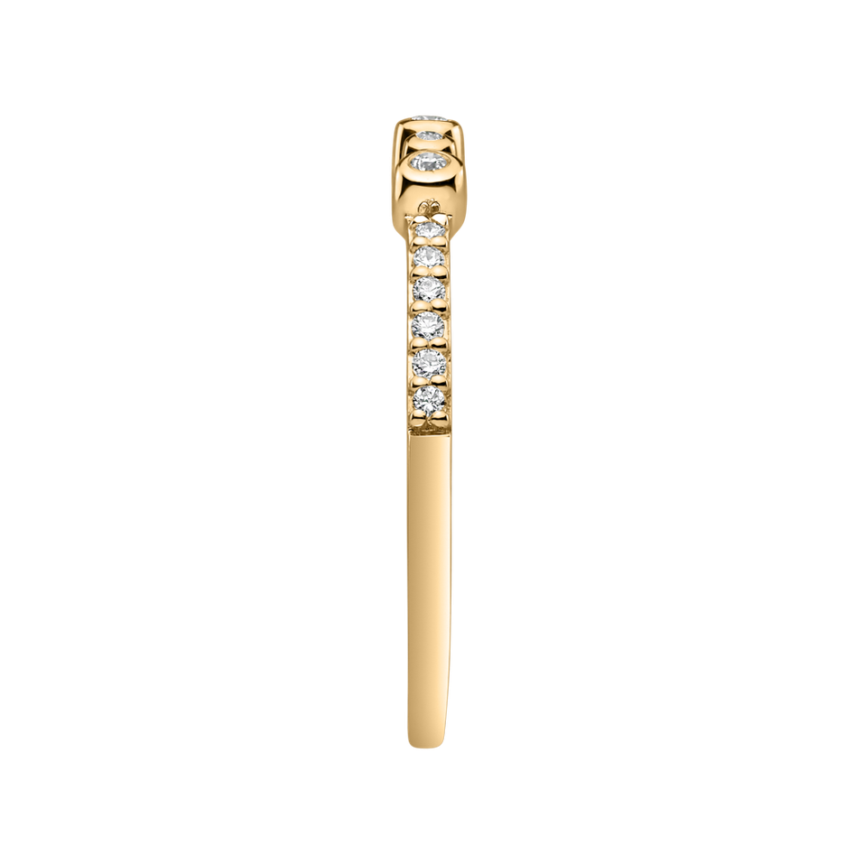 Prsteň s diamantmi Galaxy Princess