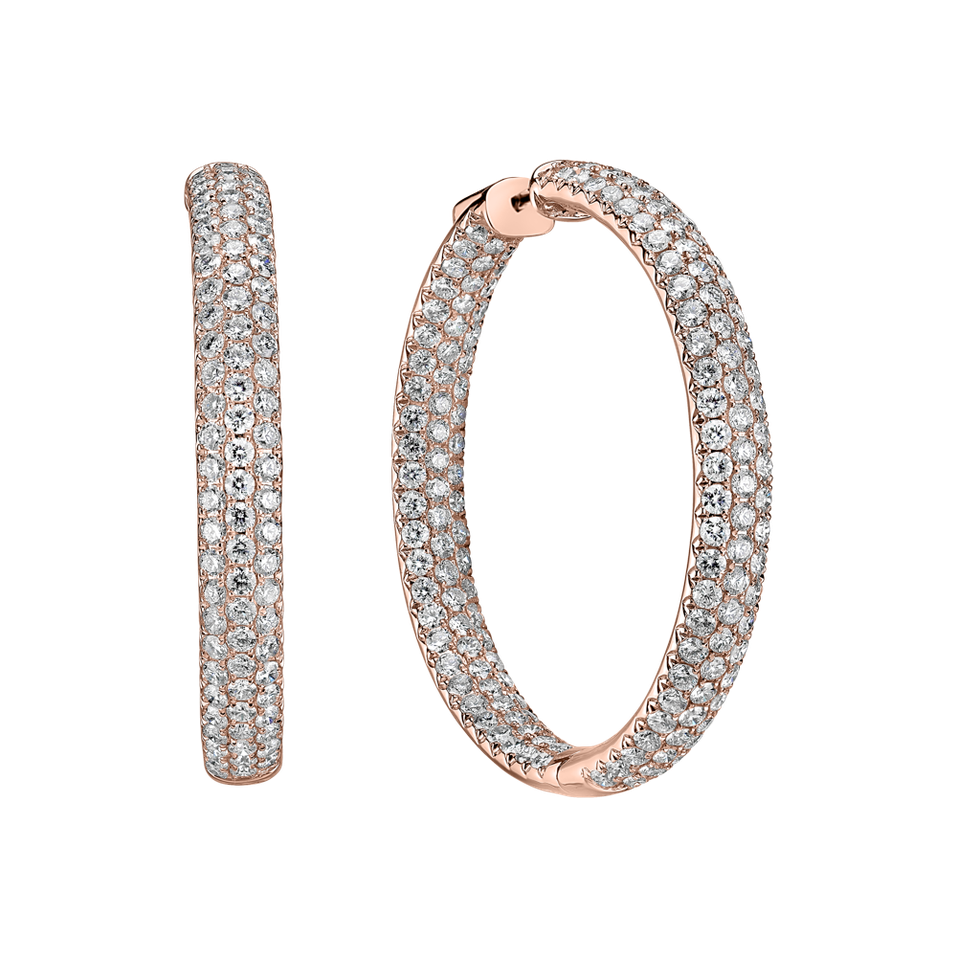 Náušnice s diamantmi Eclipse