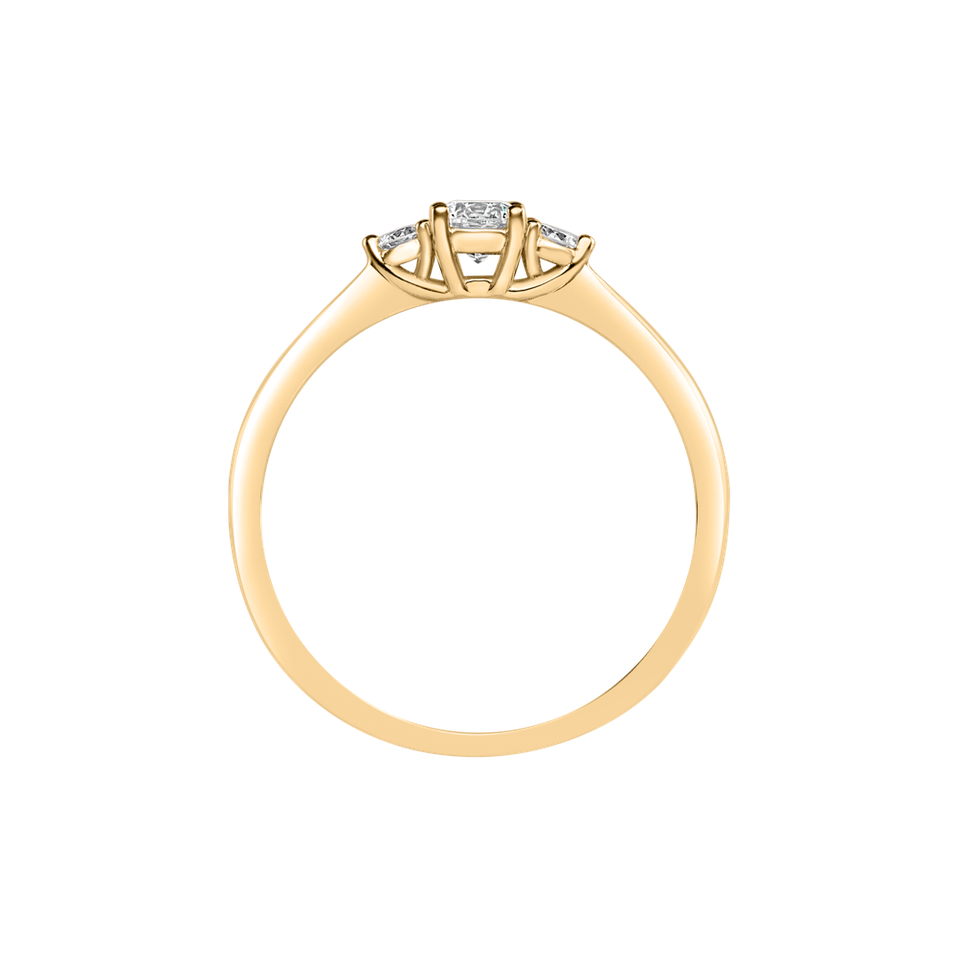 Prsteň s diamantmi Love Spark