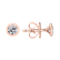 Náušnice s diamantom Shiny Dots3