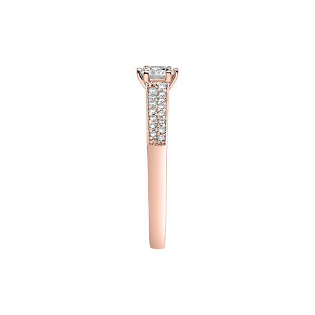 Prsteň s diamantmi Sparkling Romance