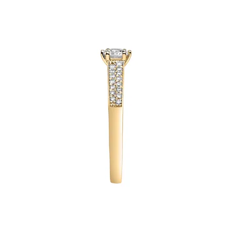 Prsteň s diamantmi Sparkling Romance