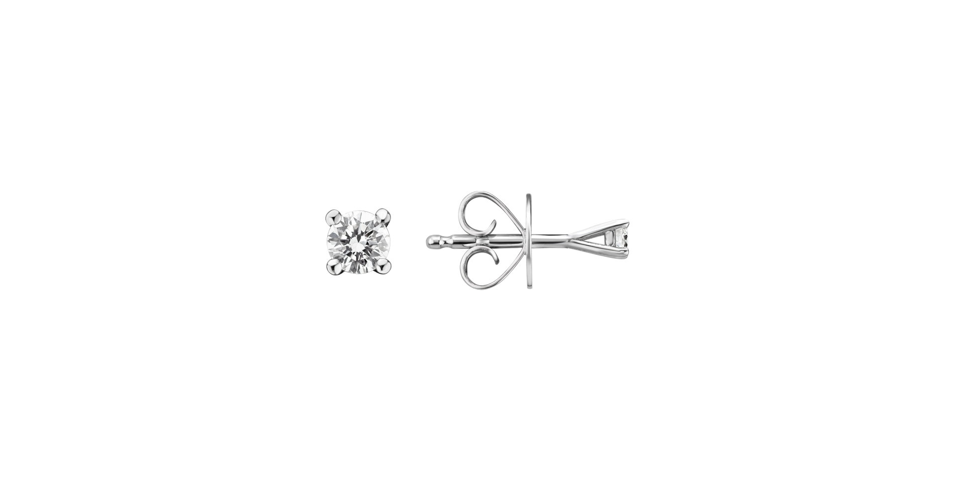 Náušnice s diamantom Essential Shine