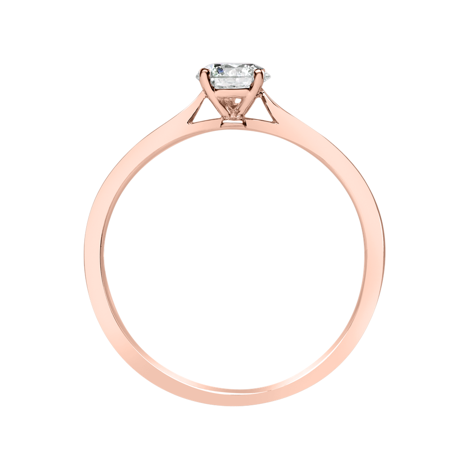 Prsteň s diamantom Made with Love