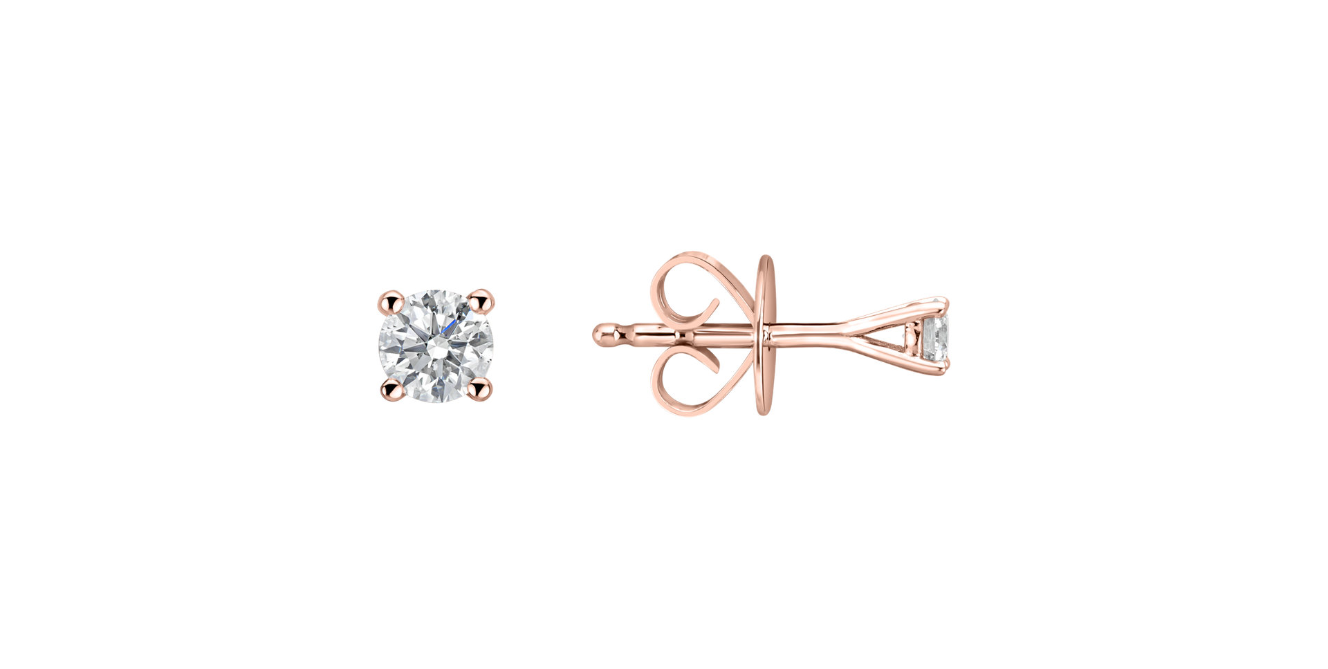 Náušnice s diamantom Essential Shine