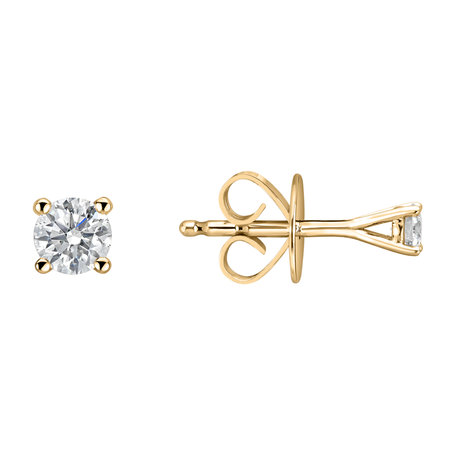 Náušnice s diamantom Essential Shine