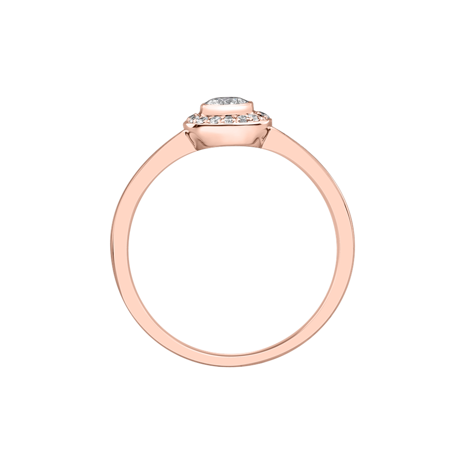 Prsteň s diamantmi Sun Highness