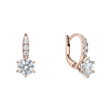 Náušnice s diamantmi Essential Glow