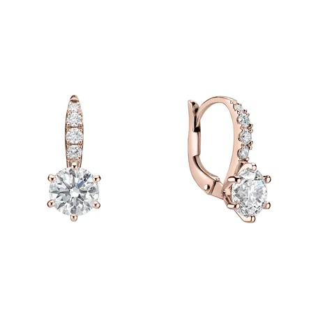 Náušnice s diamantmi Sparkless