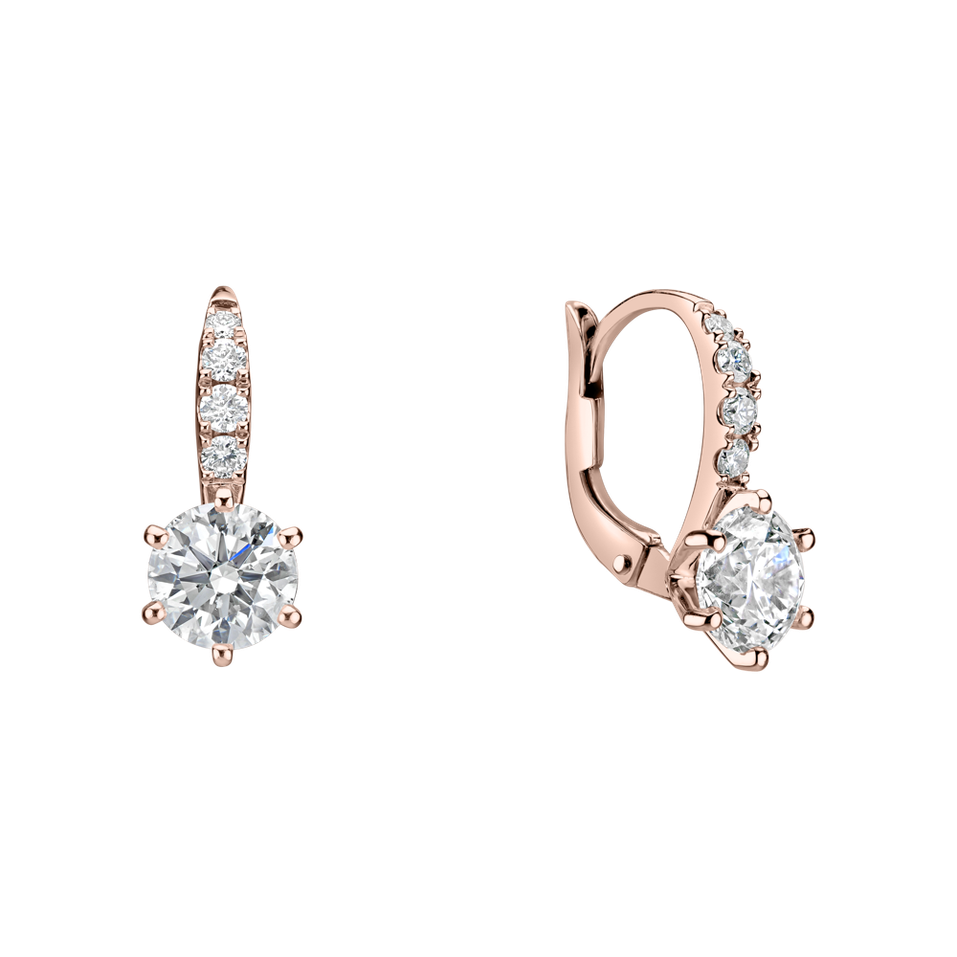 Náušnice s diamantmi Sparkless