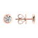 Náušnice s diamantom Shiny Dots3