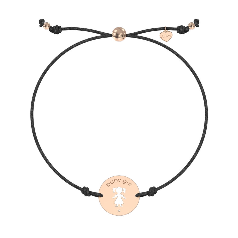 Náramok s diamantom Baby Girl