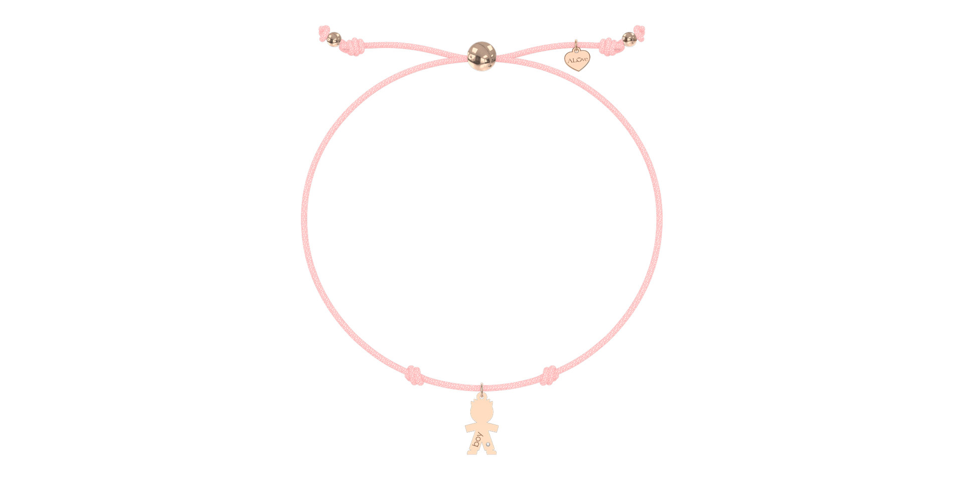 Náramok s diamantom Boy