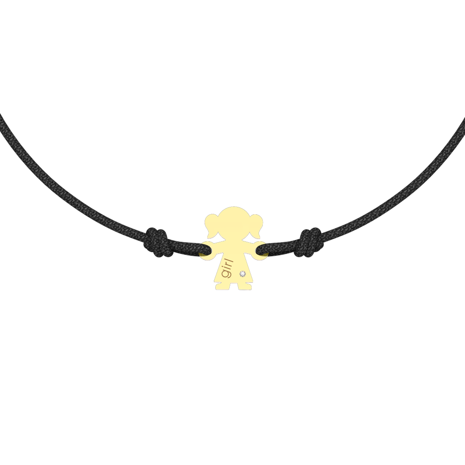 Náramok s diamantom Little Girl