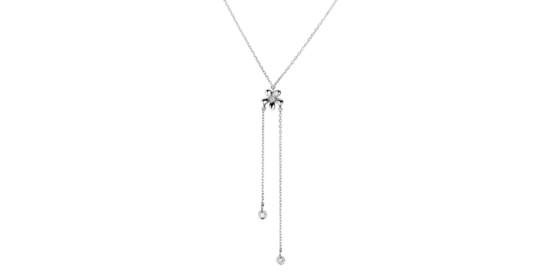 Náhrdelník s diamantmi Bloom Waterfall