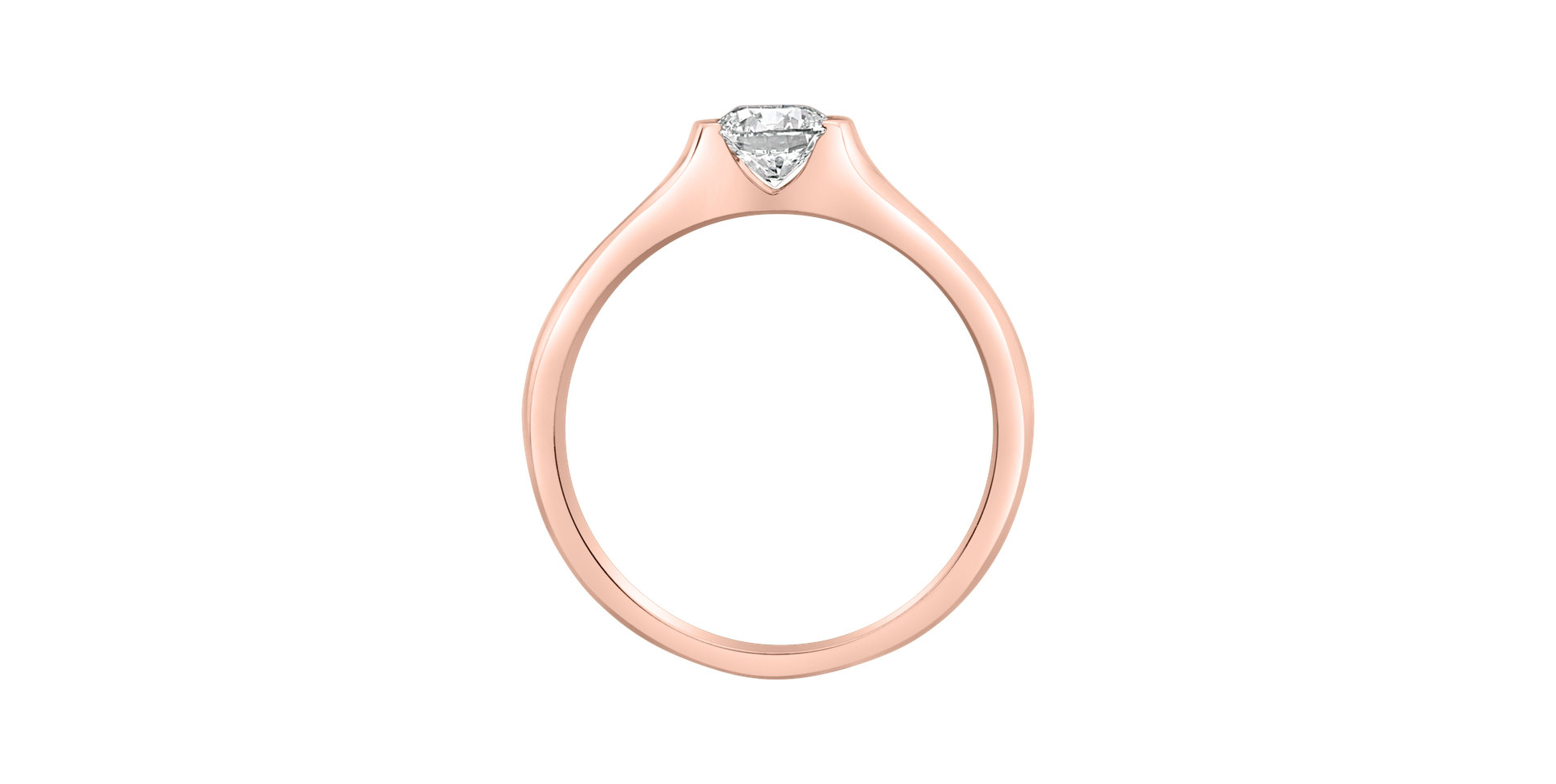 Prsteň s diamantom Brilliant Love