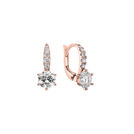 Náušnice s diamantmi Essential Glow