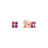 Náušnice s diamantmi a rubínmi Divine Bloom3