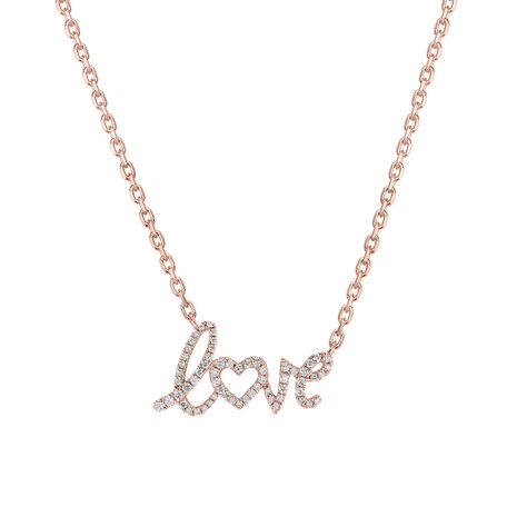 Náhrdelník s diamantmi Heavenly Love