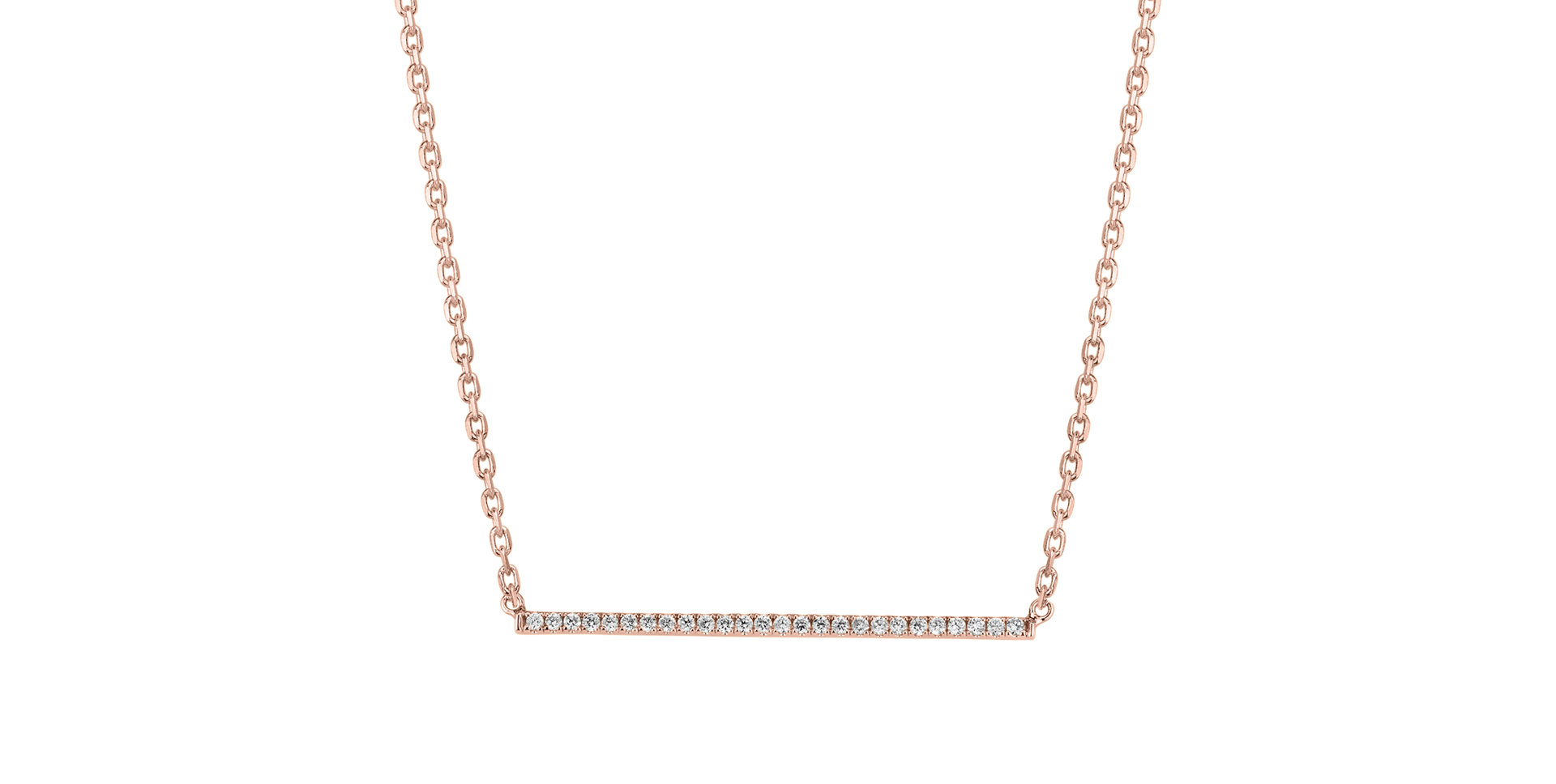 Náhrdelník s diamantmi Mellow Desire