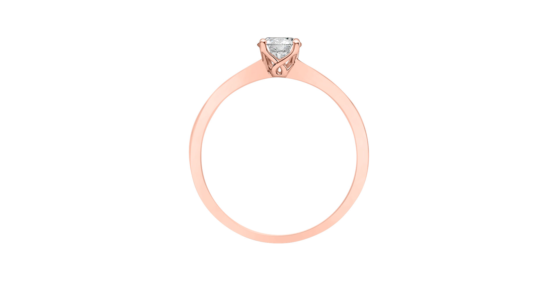 Prsteň s diamantom Lovely Beauty