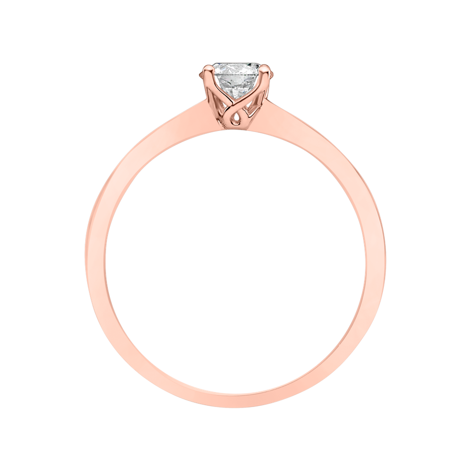 Prsteň s diamantom Lovely Beauty