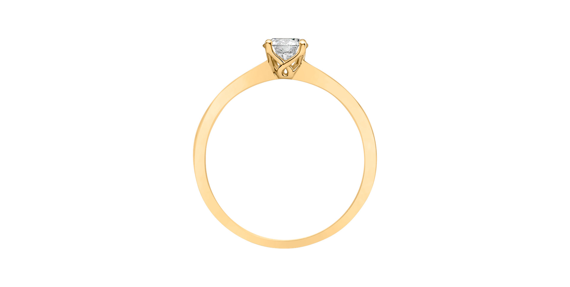 Prsteň s diamantom Lovely Beauty