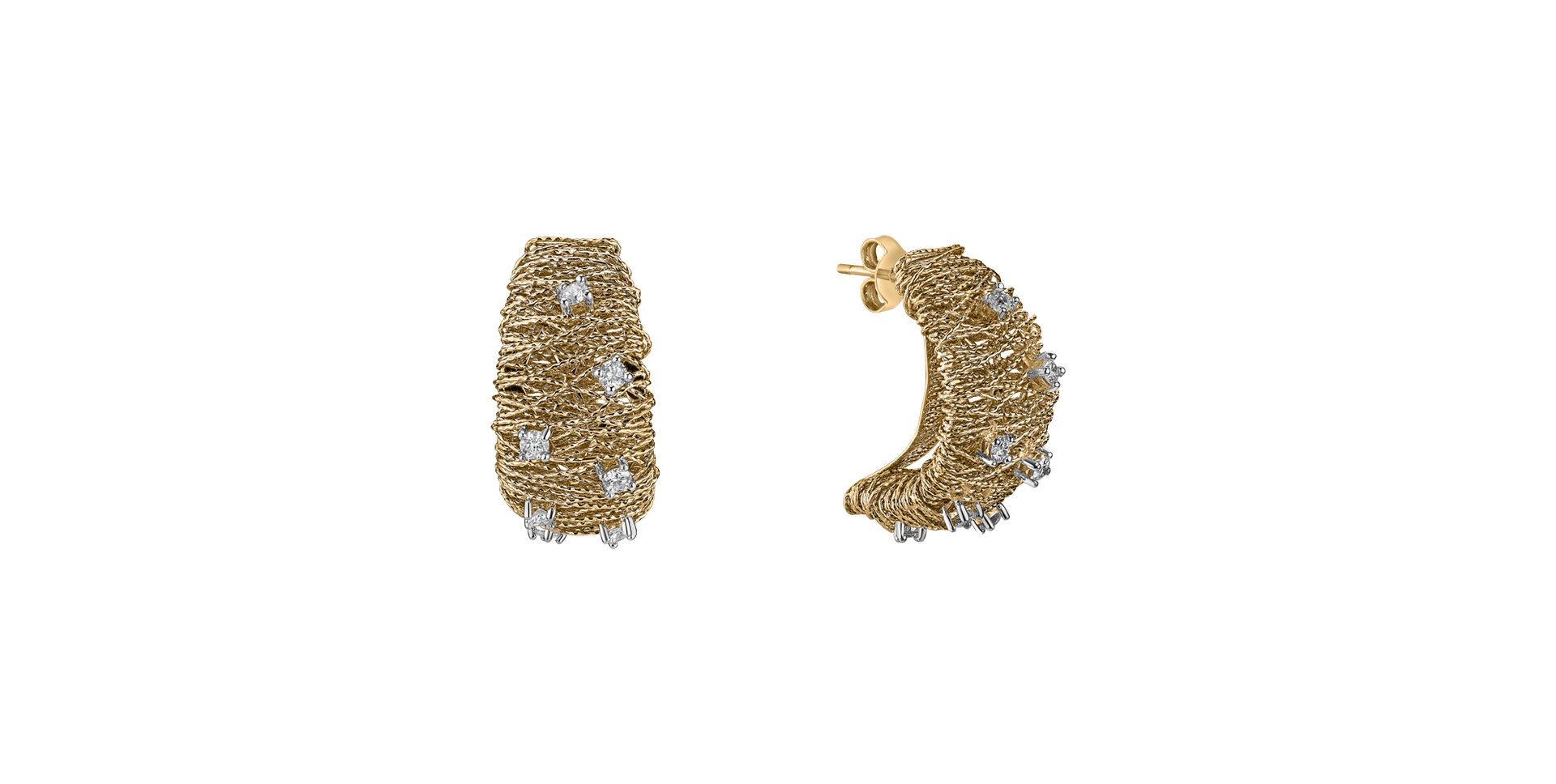 Náušnice s diamantmi Tarynne