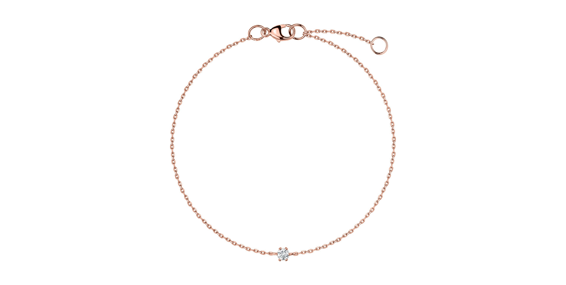 Náramok s diamantom Essential Shine