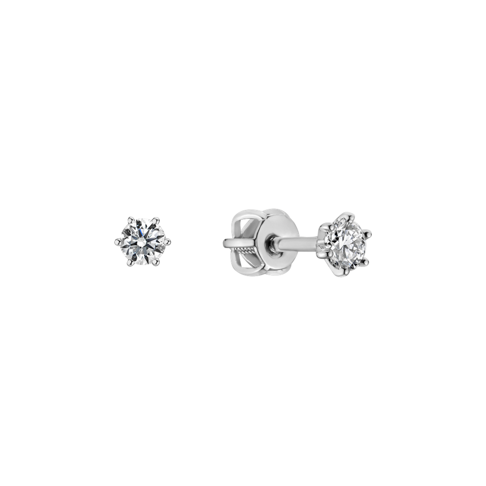 Náušnice s diamantom Essential Sparks