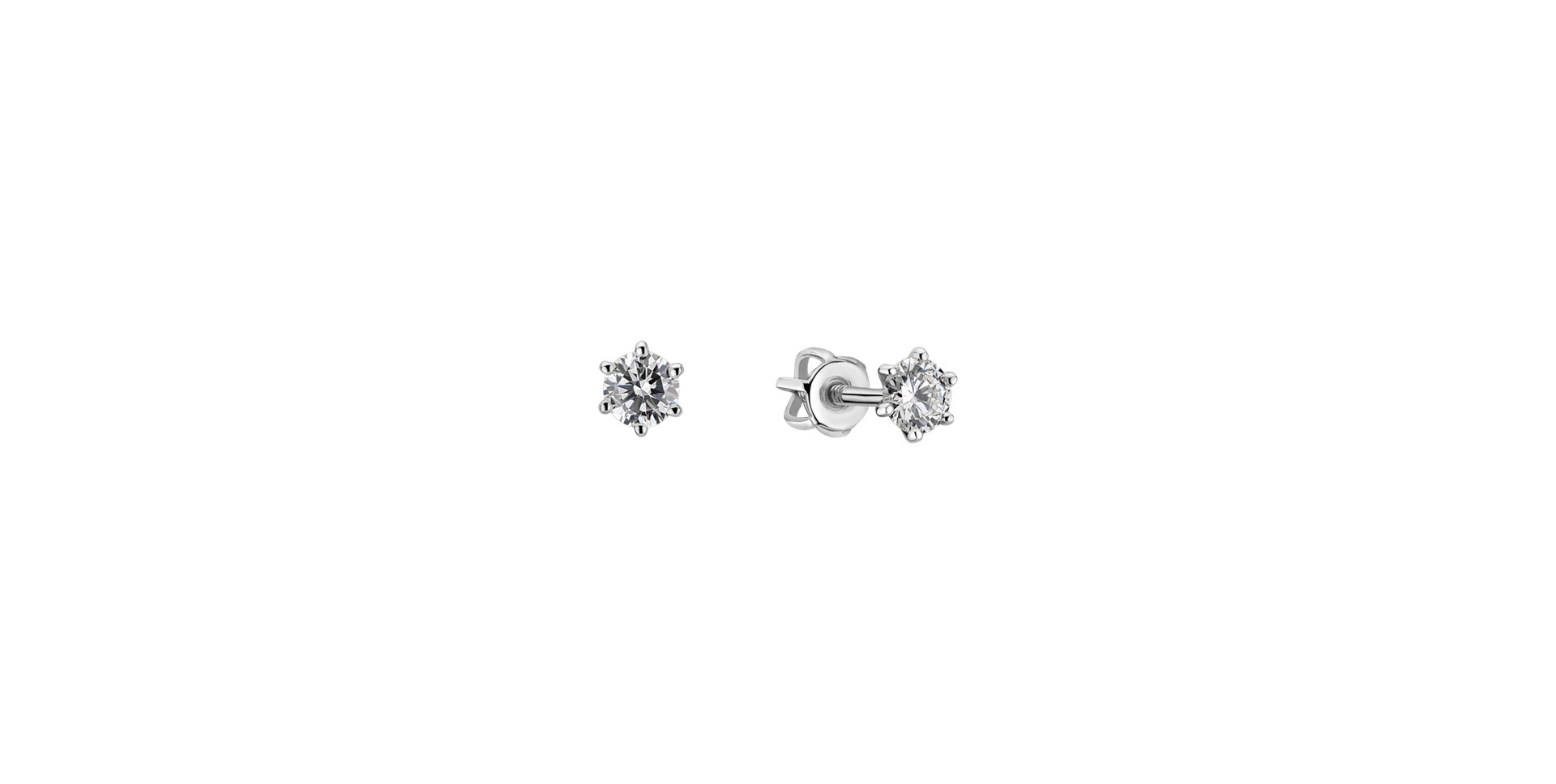 Náušnice s diamantom Essential Sparks